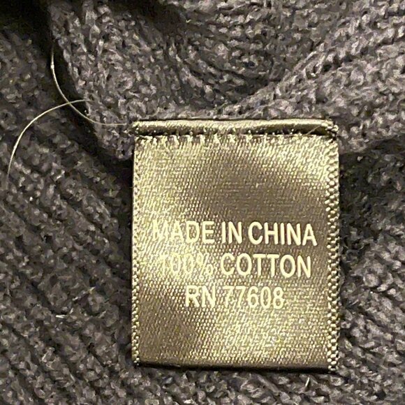 J. Peterman sweater women crewneck boatneck ribbed textured navy blue XS - Picture 9 of 9